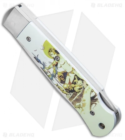 Boker Plus Lockback Frazetta "Ghoul Queen" Knife (3.75" Satin) 01BO653 - Image 2