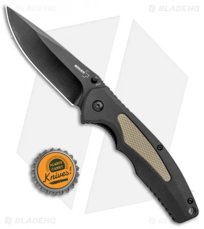 Boker Plus Gemini NGA Spring Assisted Knife Black/Coyote (3.5" Black) 01BO505 - Image 4