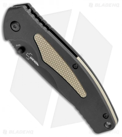 Boker Plus Gemini NGA Spring Assisted Knife Black/Coyote (3.5" Black) 01BO505 - Image 2