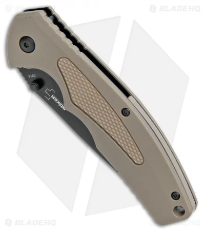 Boker Plus Gemini NGA Spring Assisted Knife Coyote Brown (3.5" Black) 01BO504 - Image 2
