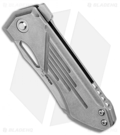 Boker Plus Leviathan Frame Lock Knife Stainless (3.1" Stonewashed) 01BO752 - Image 2