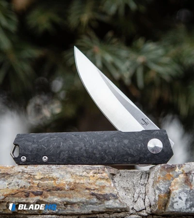 Boker Plus Kwaiken Compact Flipper Knife Marble Carbon Fiber (3" Satin) 01BO231 - Image 5