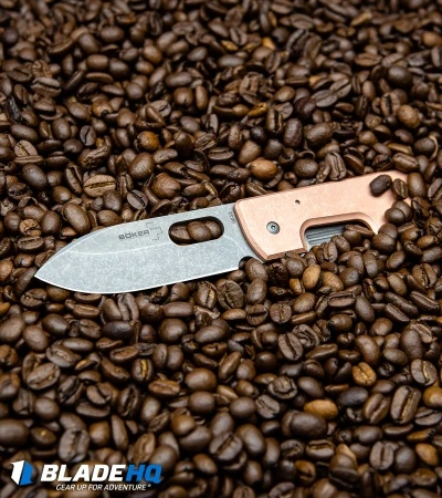 Boker Plus Panchenko Copper Lancer Liner Lock Knife (3" BB/SW) - Image 5