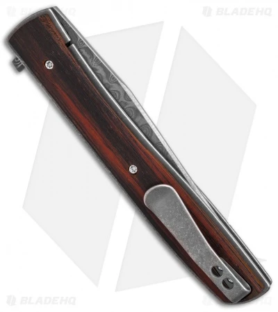 Boker Plus Brad Zinker Urban Trapper Knife Cocobolo (3.5" Damascus) 01BO176DAM - Image 3