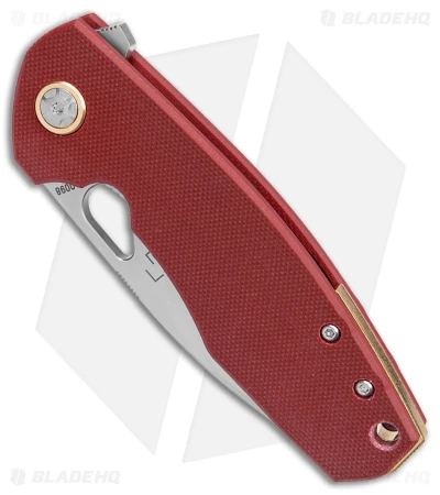 Boker Plus Voxnaes Little Friend Liner Lock Knife Burgundy G-10 (3" Satin S35VN) - Image 2