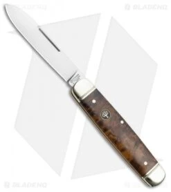 Boker Cattle Knife 4.5" Pocket Knife Curly Birch