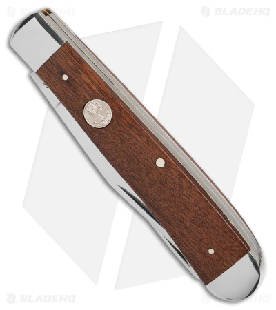 Boker Trapper Traditional Pocket Knife Smooth Rosewood (Polish D2) - Image 2