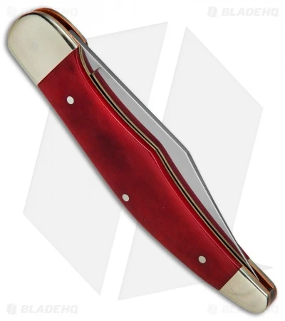 Boker Tree Brand L.E. Hunter Lockback Pocket Knife 5.25" Smooth Red Bone - Image 2