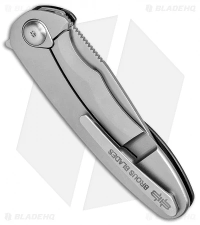 Brous Blades Specter Flipper Frame Lock Knife Black G-10 (3" Stonewash) - Image 3