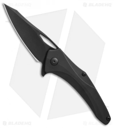 Brous Blades Virtue Flipper Liner Lock Knife Titanium (3.25" Blackout)