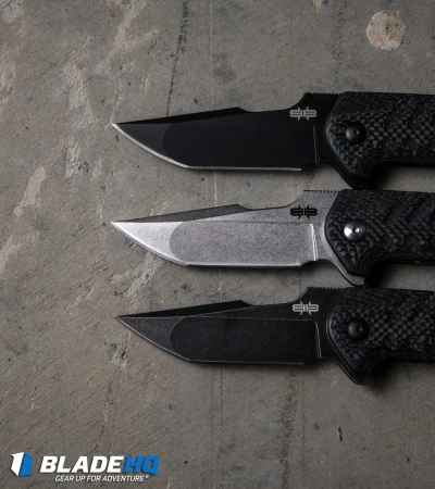 Brous Blades Turpin Strife Flipper Knife Carbon Fiber (3.75" Stonewash) - Image 3