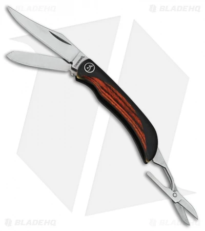 Browning Featherweight Pocket Knife 2.75" Wood 322972