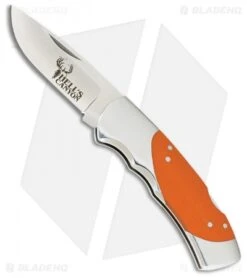 Browning Hell's Canyon Lock Back Knife 3" Blaze Orange 322624