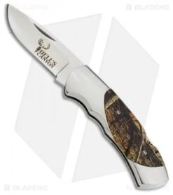 Browning Hell's Canyon Lock Back Knife 3" Mossy Oak Camo 322639