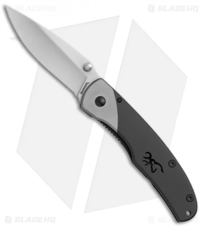 Browning Medium Mountain Ti2 Frame Lock Knife Gray (3" Satin)