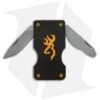 Browning Money Clip Pocket Knife Black (1.375" Satin) 3220123