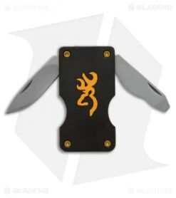 Browning Money Clip Pocket Knife Black (1.375" Satin) 3220123