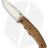 Browning Safari Liner Lock Knife Zebra Wood (3.25" Satin) BR0178