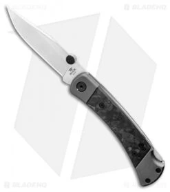 Buck Knives Buck 110 Folding Hunter Lockback Knife Marble CF (3.75" Satin) 0110CFSLE1