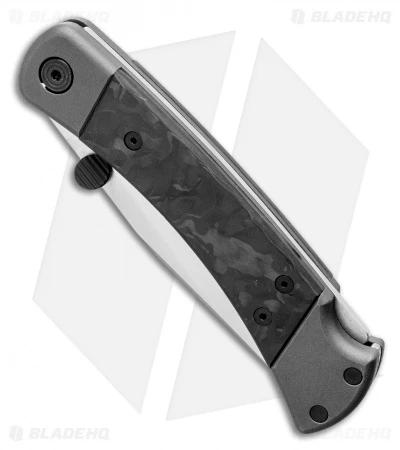 Buck Knives Buck 110 Folding Hunter Lockback Knife Marble CF (3.75" Satin) 0110CFSLE1 - Image 2