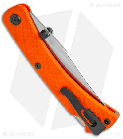 Buck 110 Slim Pro TRX Lockback Knife Orange G-10 (3.75" Satin) 0110ORS3 - Image 3