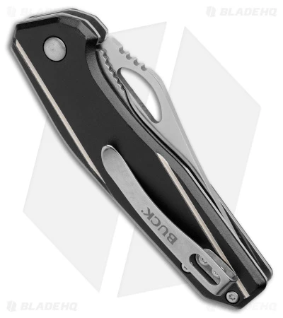 Buck Dealer Tin 247/246 2-for-1 Liner Lock Knife Black Aluminum (3," 2.8" Satin) - Image 4