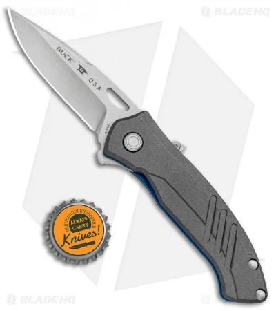 Buck Knives Buck Momentum ASAP Spring Assisted Knife Gray (3.25" Stonewash) 0294GYS - Image 4