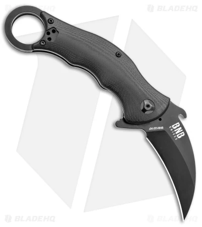 Buck N Bear Tactical Karambit Liner Lock Knife Black G-10 (2.5" Black) - Image 2