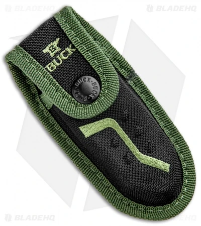 Buck Knives Buck Pursuit Large Guthook Lockback Knife Green GFN (3.5" Satin) 0660GRG - Image 4