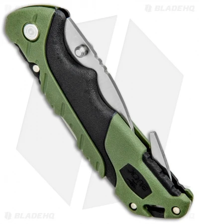 Buck Knives Buck Pursuit Large Guthook Lockback Knife Green GFN (3.5" Satin) 0660GRG - Image 3