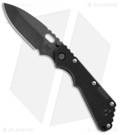 Buck Knives Buck Strider SBMF Military Folder Liner Lock Knife Black G-10 (3.5" Black)