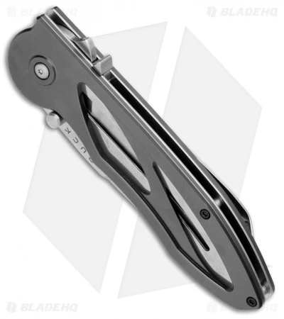 Buck Knives Tempest Liner Lock Knife Dark Gray (3.12" Satin) - Image 2