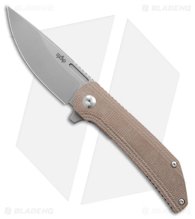 B'yond EDC Custos Liner Lock Knife Tan Micarta (3.6" SW)