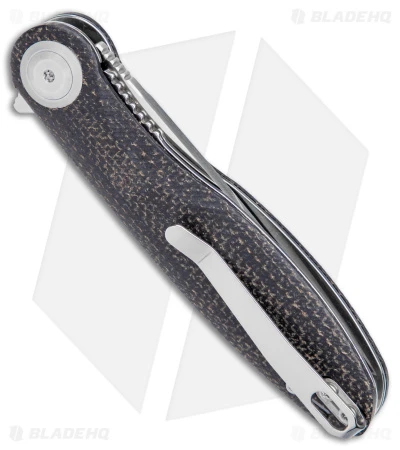 B'yond EDC Eurus Liner Lock Knife Black Micarta (3.25" Satin) - Image 3