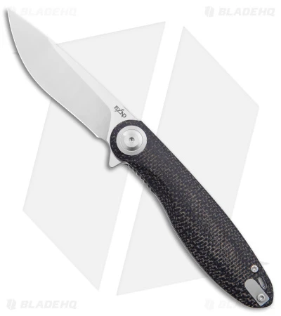 B'yond EDC Eurus Liner Lock Knife Black Micarta (3.25" Satin)