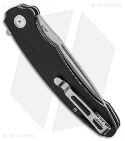 B'yond EDC Harak Liner Lock Knife Black G-10 (3" Stonewash) SA1902DG-BK - Image 3