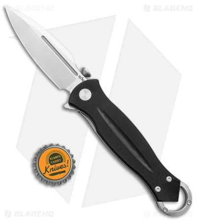 B'yond EDC Kibuga Liner Lock Knife Black G-10 (3.75" Satin) - Image 4