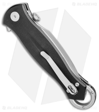 B'yond EDC Kibuga Liner Lock Knife Black G-10 (3.75" Satin) - Image 3