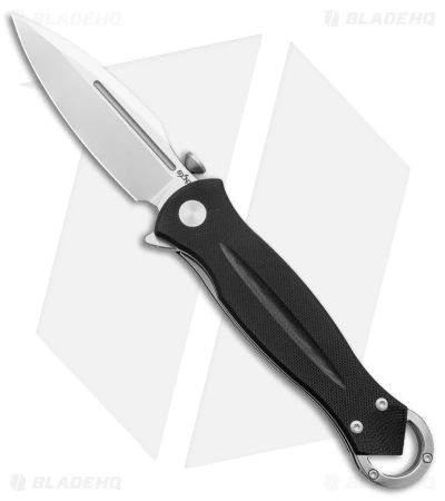 B'yond EDC Kibuga Liner Lock Knife Black G-10 (3.75" Satin)