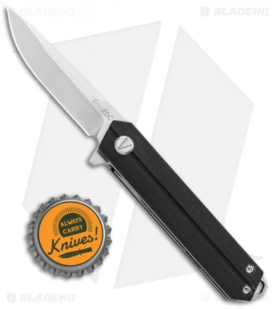 B'yond EDC Linear Liner Lock Knife Black G-10 (2.6" Stonewash) SA1905DGS-BK - Image 4