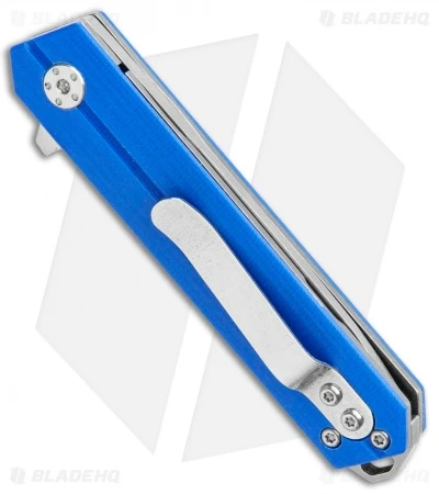 B'yond EDC Linear Liner Lock Knife Blue G-10 (2.6" Stonewash) SA1905DGS-BL - Image 3