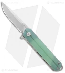B'yond EDC Linear Liner Lock Knife Jade G-10 (2.6" Stonewash) SA1905DGS-TG