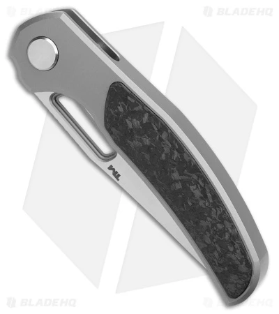 B'yond EDC Rey Integral Frame Lock Knife Titanium Carbon Fiber (3.25" SW) - Image 2