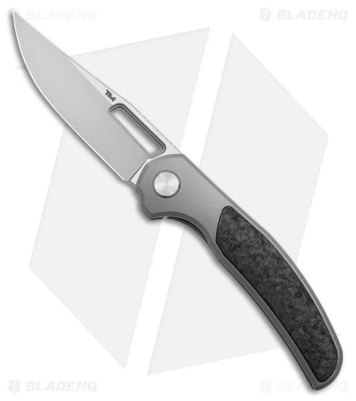 B'yond EDC Rey Integral Frame Lock Knife Titanium Carbon Fiber (3.25" SW)