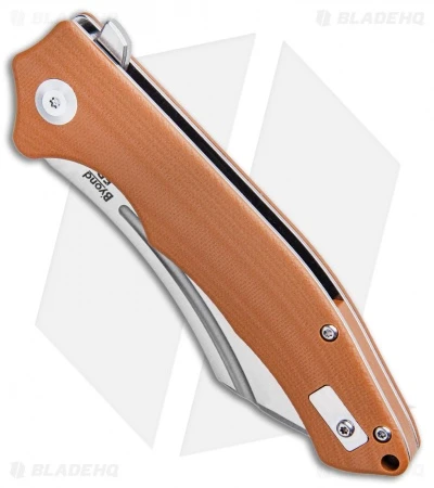 B'yond EDC Sunder Liner Lock Knife Brown G-10 (3" Stonewash) SA1903DG-BN - Image 2