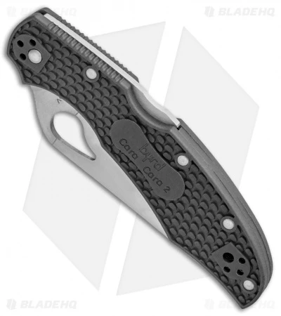 Byrd Cara Cara 2 Lockback Knife Gray FRN (3.75" Satin) BY03PGY2 - Image 2