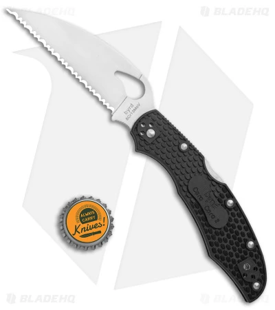 Byrd Cara Cara 2 Lockback Knife Wharncliffe Black (3.8" Satin Serr) BY03SBKWC2 - Image 4