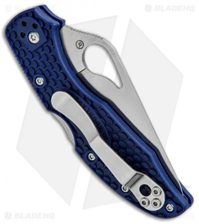 Byrd Meadowlark 2 Lockback Knife Blue FRN (2.84" Satin Serr) BY04PSBL2 - Image 3