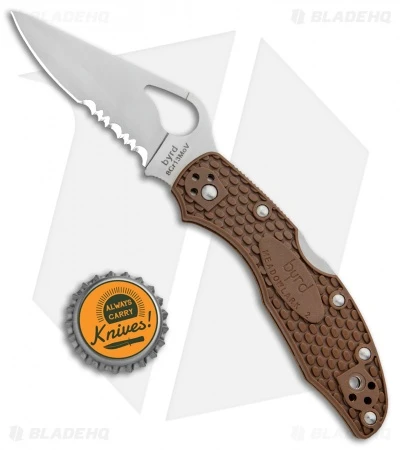 FByrd Meadowlark 2 Lockback Knife Brown FRN (2.84" Satin Ser) BY04PSBN2 - Image 4