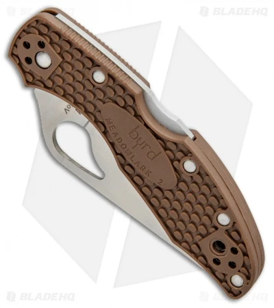FByrd Meadowlark 2 Lockback Knife Brown FRN (2.84" Satin Ser) BY04PSBN2 - Image 2